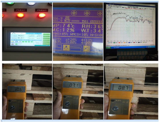 木業(yè)熱處理設(shè)備+烘干全程測試數(shù)據(jù)及工藝
